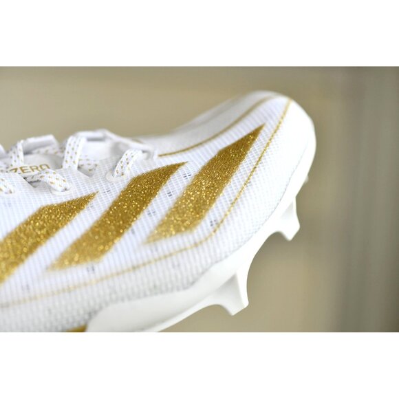 New! Size: 7 Men | ADIDAS Adizero Electric+ White/Gold IE3287 Football/Soccer - Picture 2 of 16